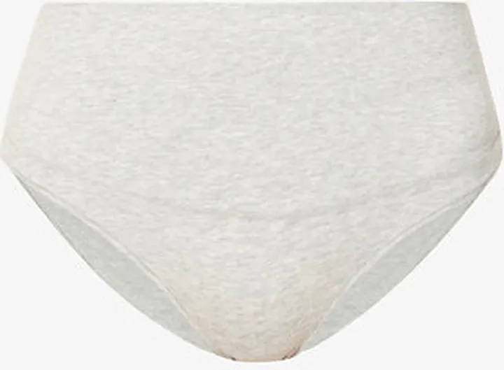 Womens Heather Grey Comfort High-rise Stretch Cotton-blend Thong