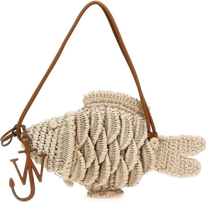 JW Anderson The Fish Woven Shoulder Bag