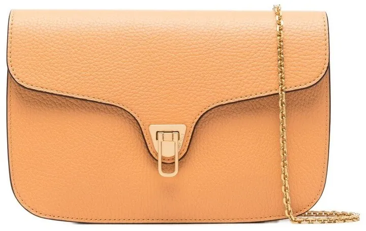 Pebbled-Texture Crossbody Bag