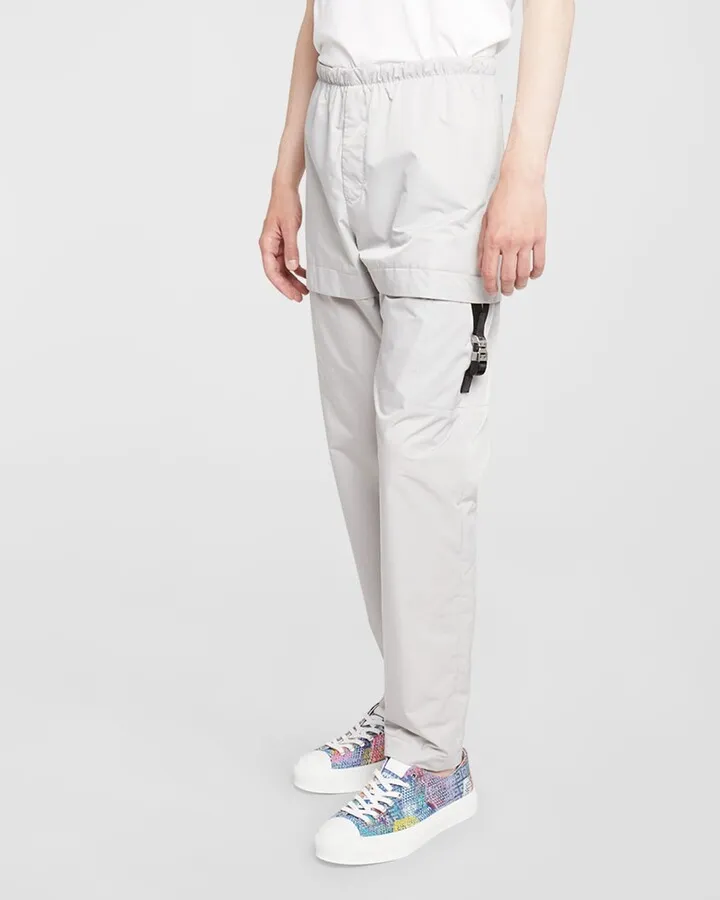 Men's 4G-Buckle Cargo Track Pants