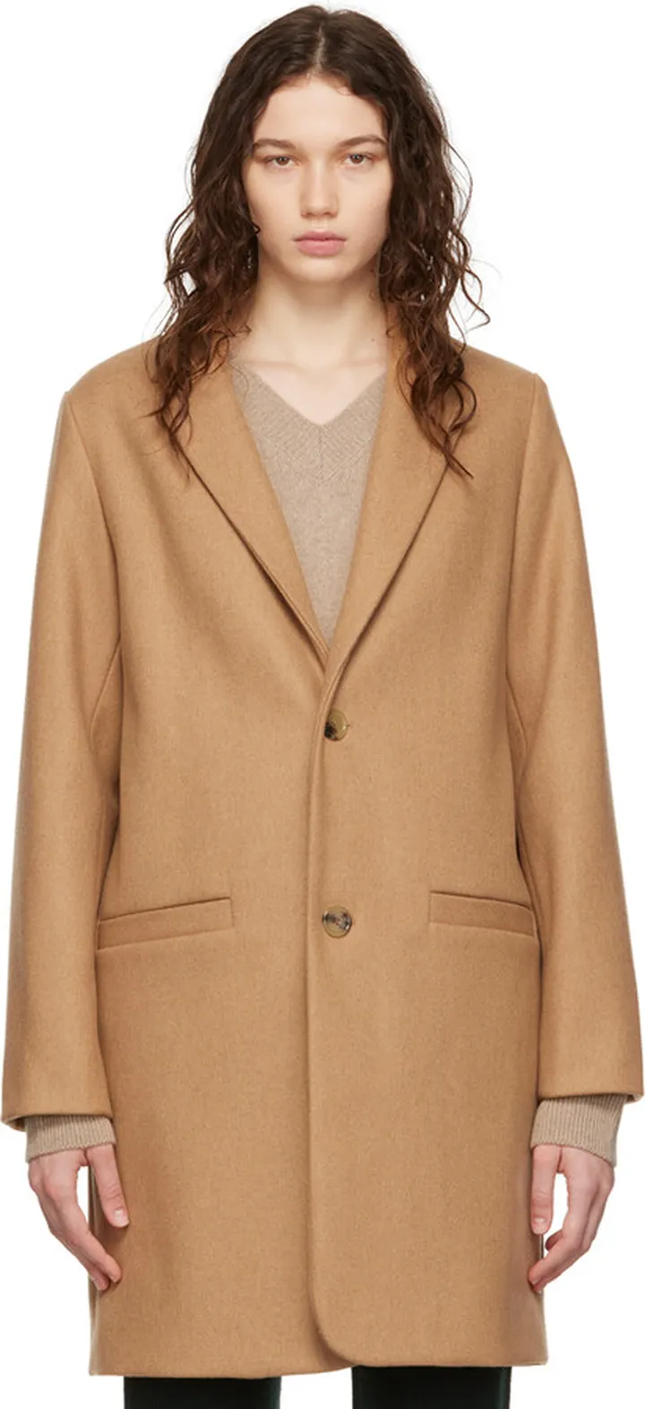 A.P.C. Tan Carver Coat