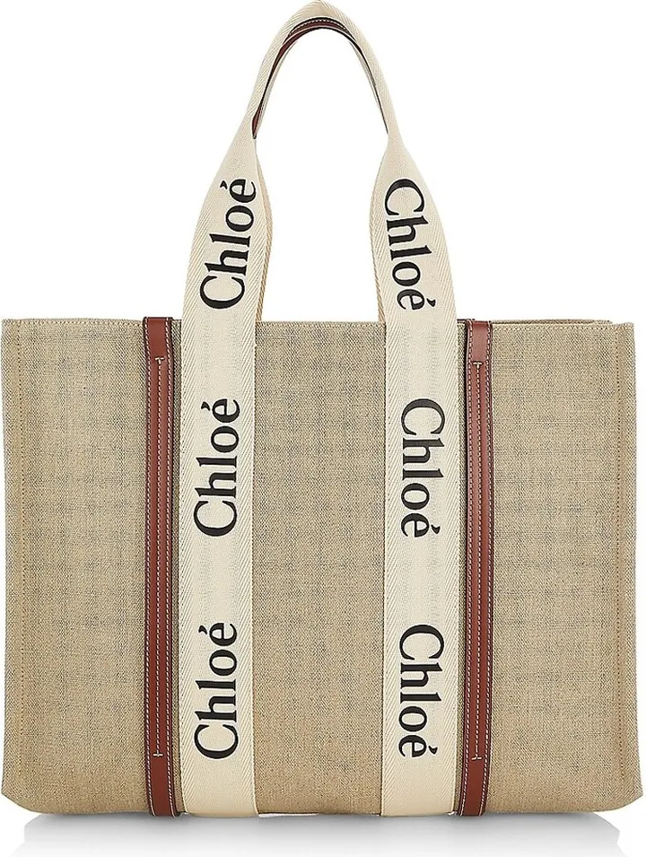 Large Woody Canvas Tote