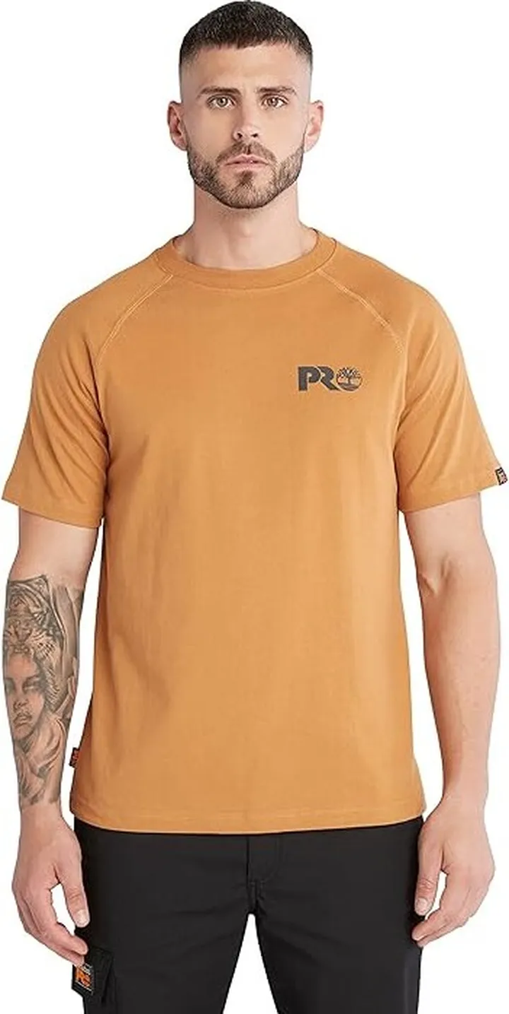 Timberland PRO Core Reflective PRO Logo Short Sleeve T-Shirt (Wheat Boot) Men's Clothing