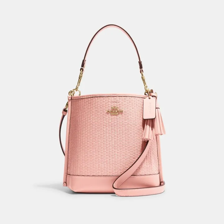 Mollie Bucket Bag 22 In Straw