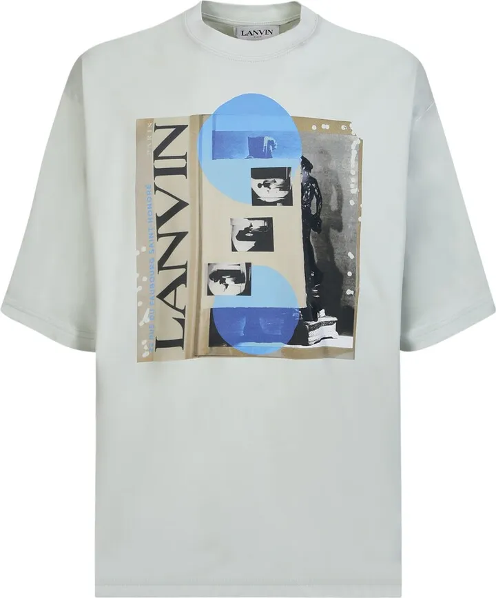 Short Sleeves Oversize Seasonal Print T-shirt