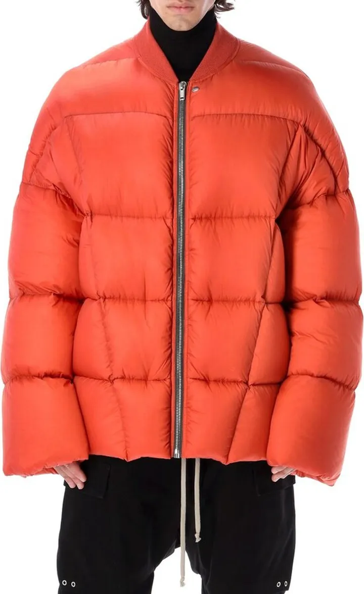 Rick Owens Zipped Padded Bomber Jacket