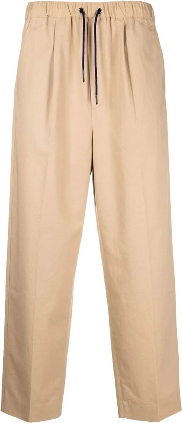 Straight-Leg Pull-On Trousers