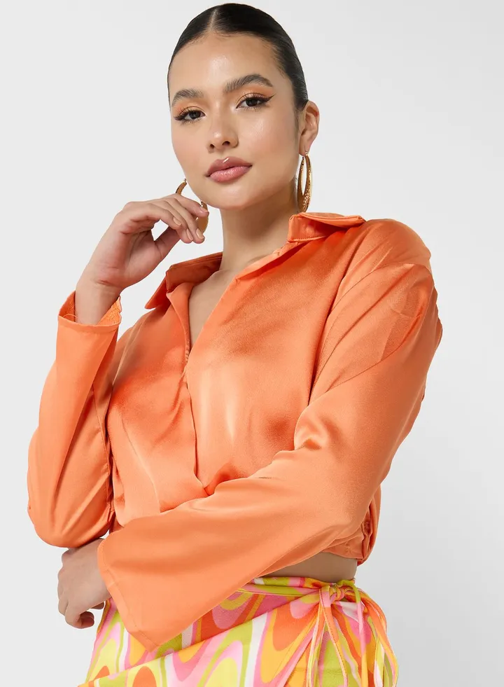 Notch Neck Shirt