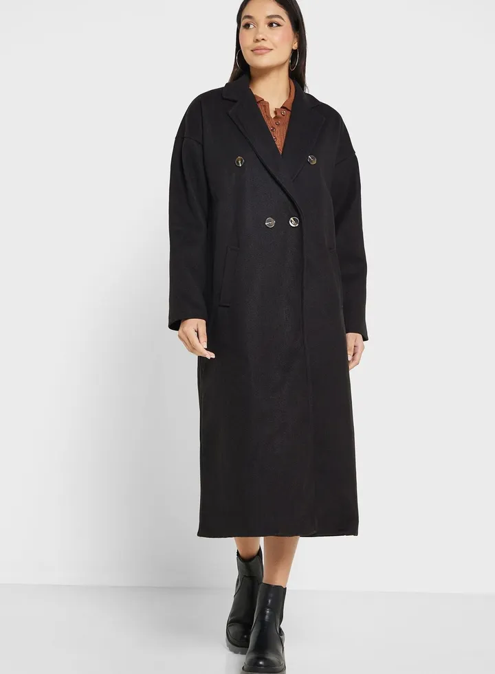 Longline Belted Coat