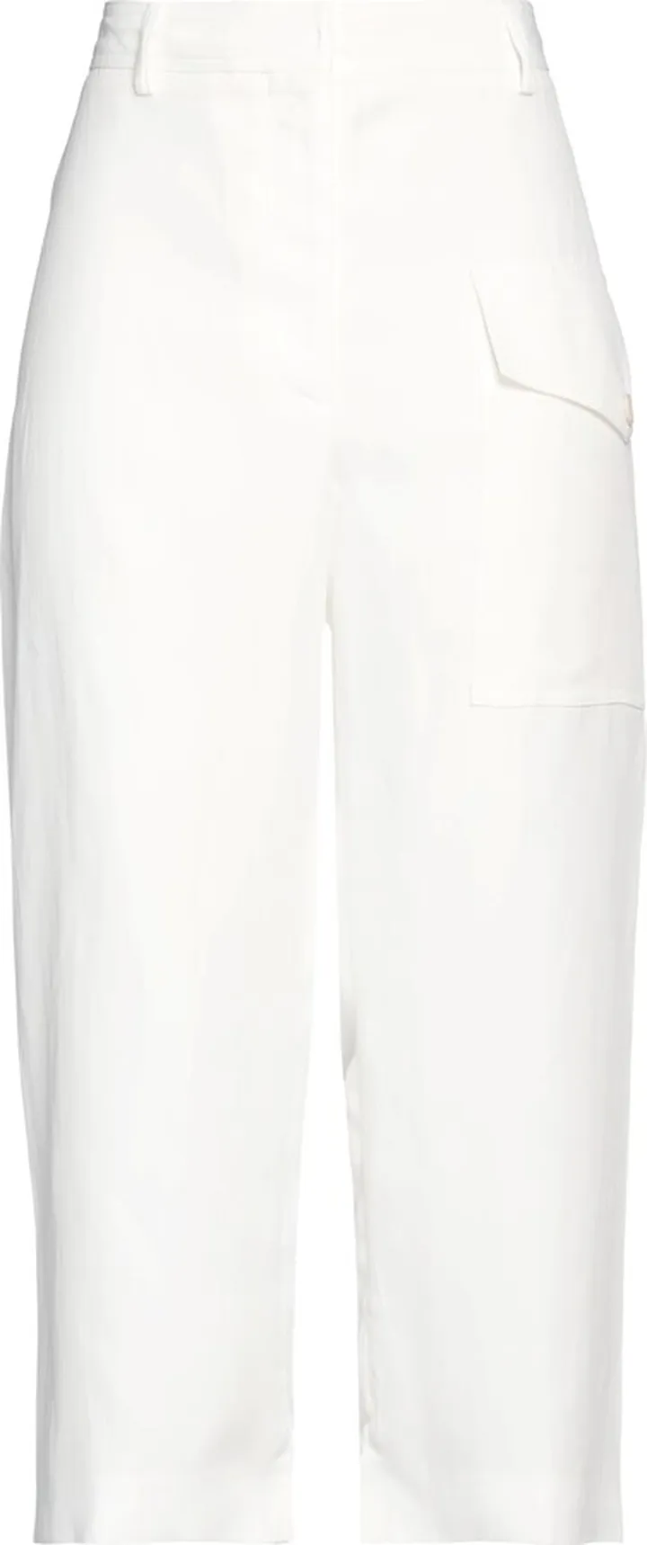 Cropped Pants White