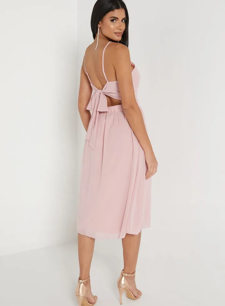 Tie Detail Skater Dress