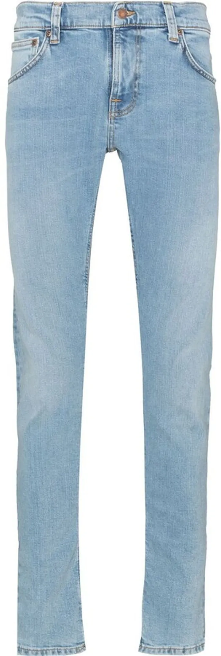Terry mid-rise skinny jeans