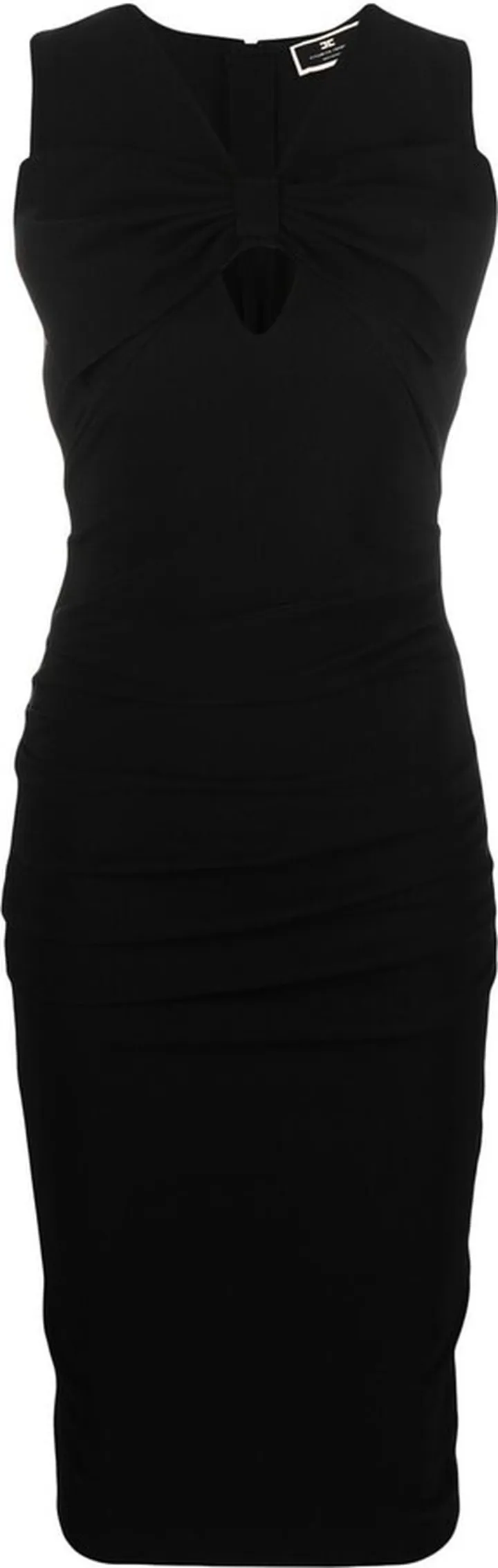 Bow-Detail Midi Dress