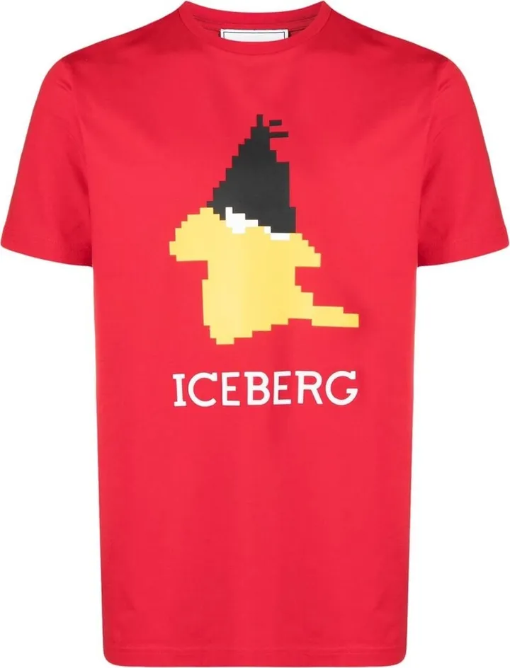 graphic-print stretch-cotton T-shirt