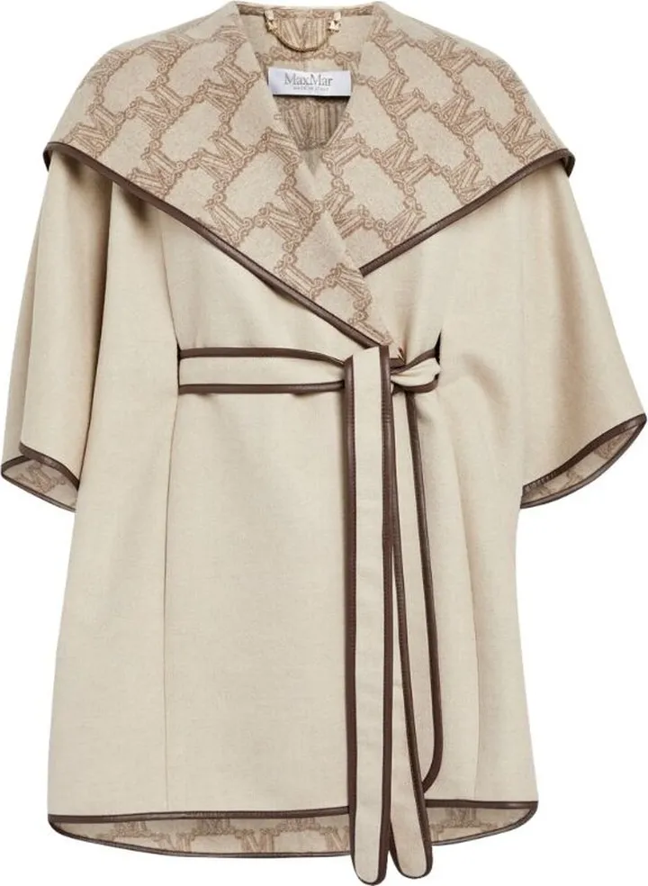 Max Mara Virgin Wool-Cashmere Cape