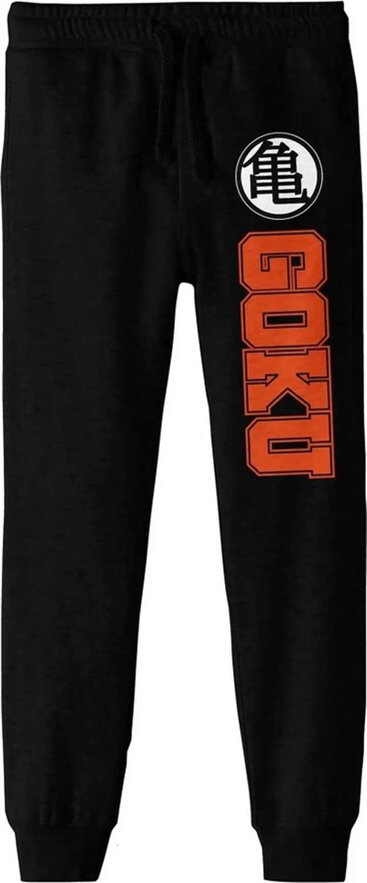 Bioworld Dragonball Z Kame Symbol with Goku Text Youth Black Graphic Sweats-Medium