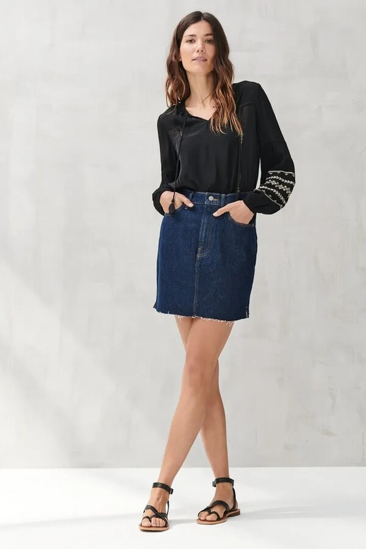 High Rise Mini Skirt