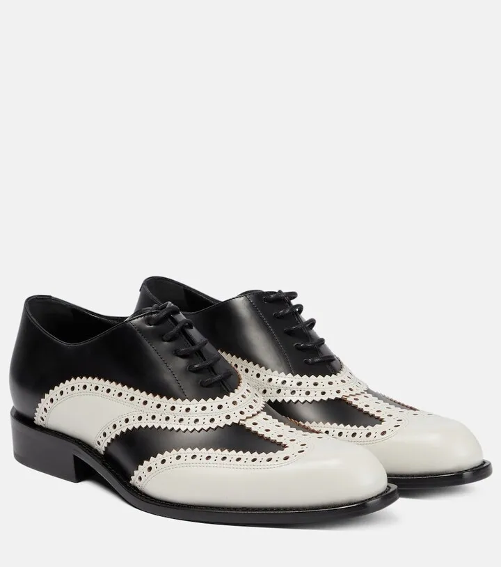 Leather brogues