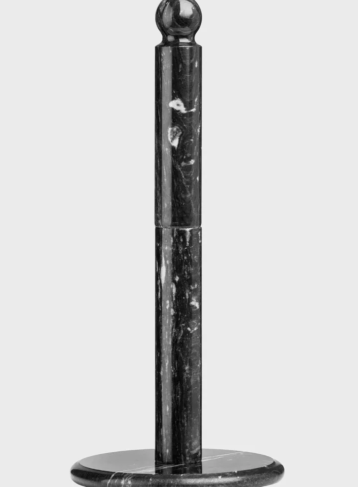 Black Marble Kitchen Roll Holder