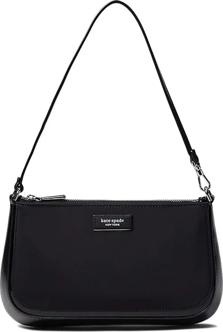 Kate Spade New York Sam Icon KSNYL Mini Pouchette (Black) Handbags