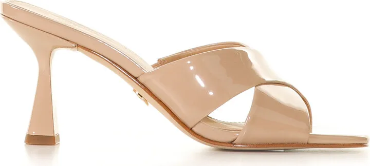 Clara Shiny Leather Sabot