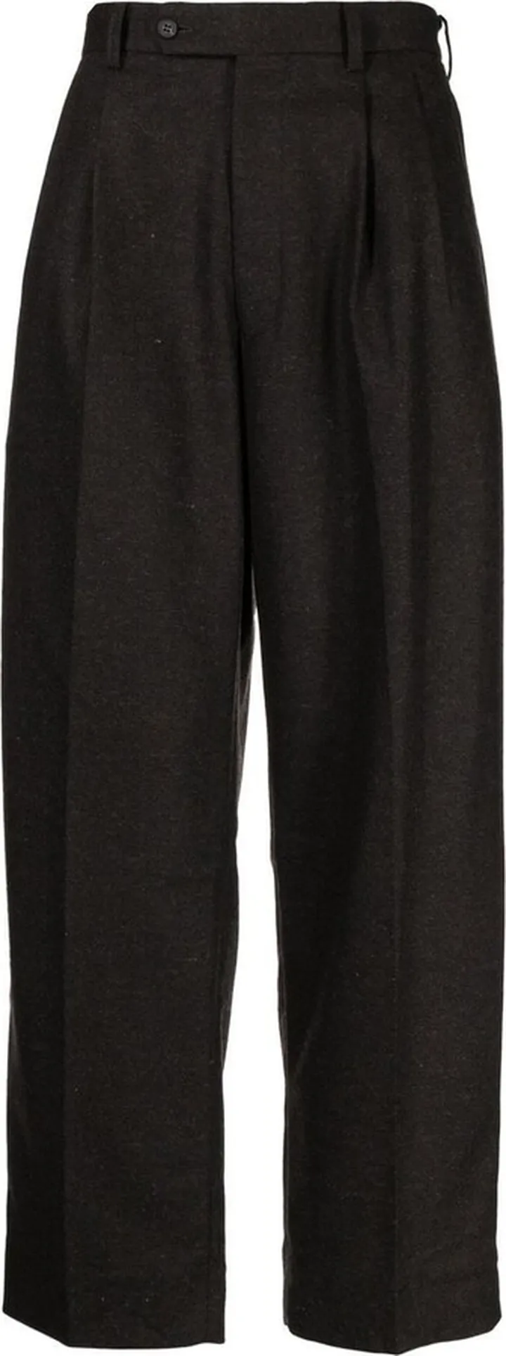 Cropped Straight-Leg Trousers