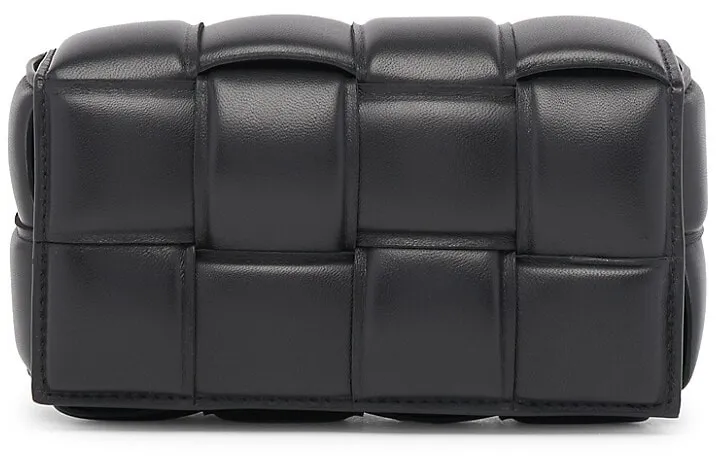 Padded Cassette Leather Belt Bag