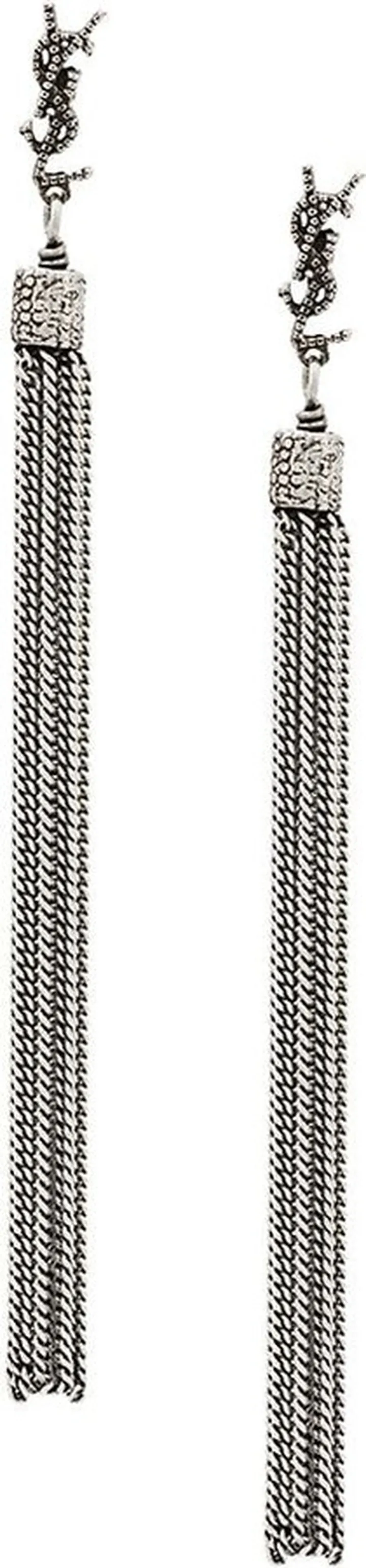 LouLou chain tassel earrings