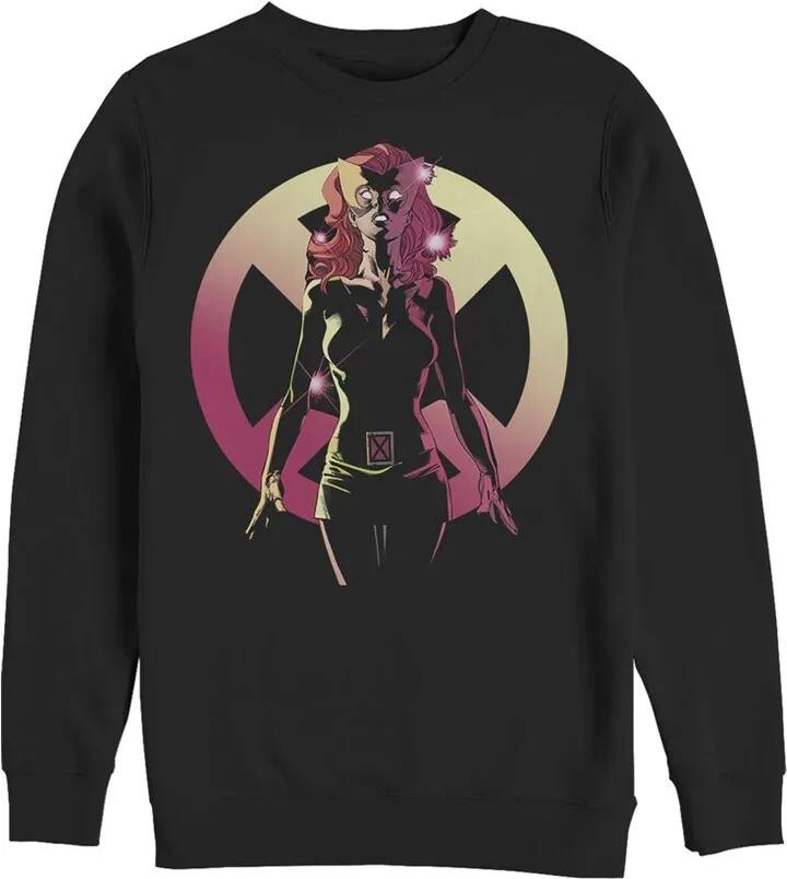 Men's Marvel X-Men Jean Grey Logo Sweatshirt - Black - 2X Large