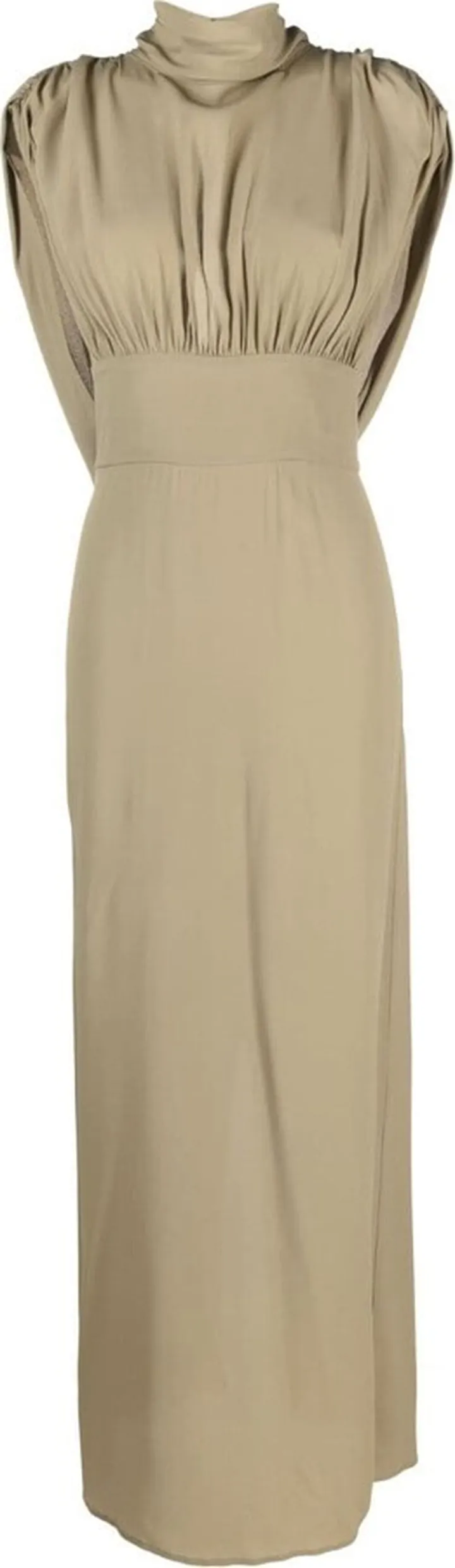 Cape High Neck Dress