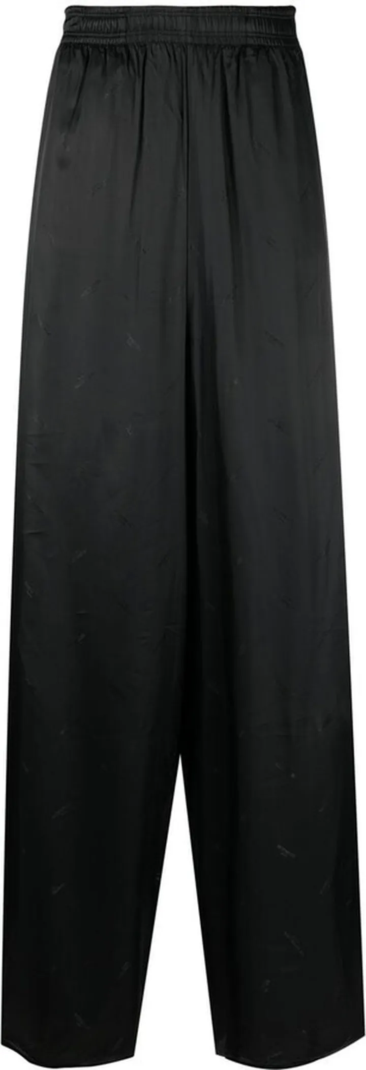 Wide-Leg Cotton Trousers