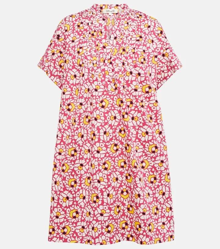 Fiona printed cotton minidress