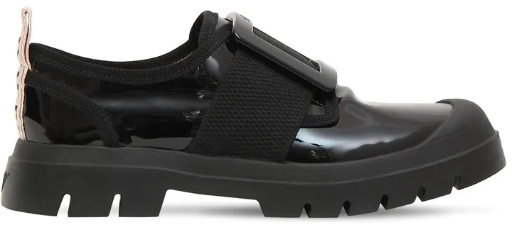 25mm Walkyviv patent slip-on sneakers