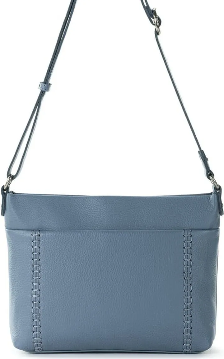 The SAK Melrose Leather Crossbody Handbag - Blue