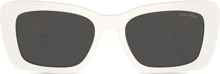 Logo-Plaque Square-Frame Sunglasses