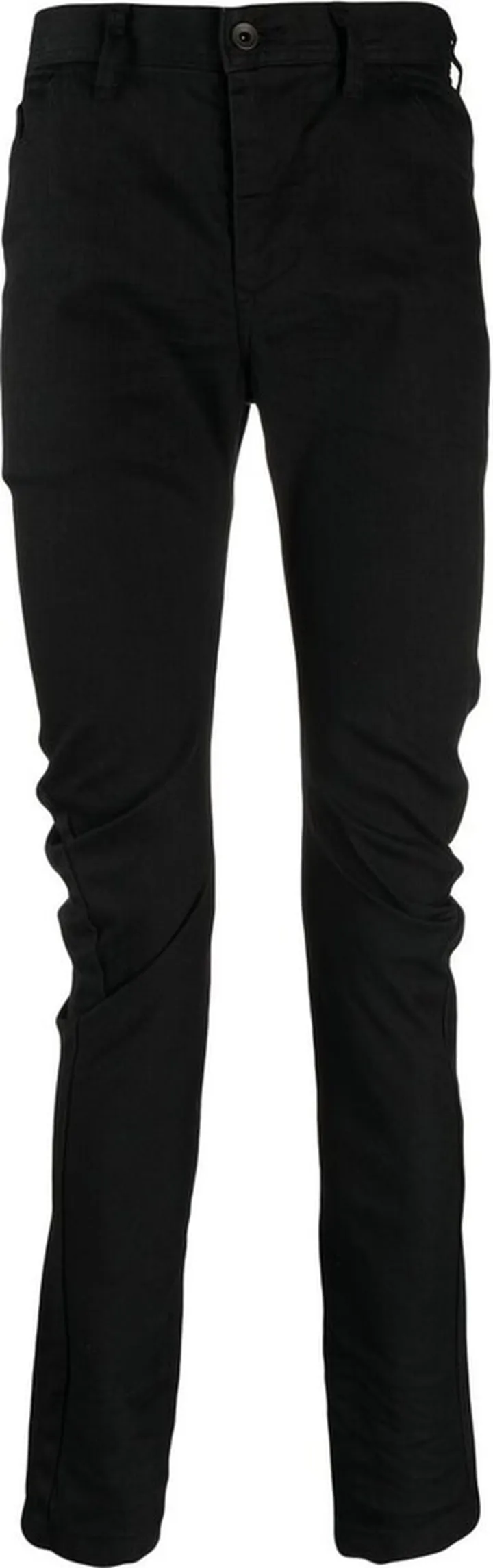 Mid-Rise Straight-Leg Trousers