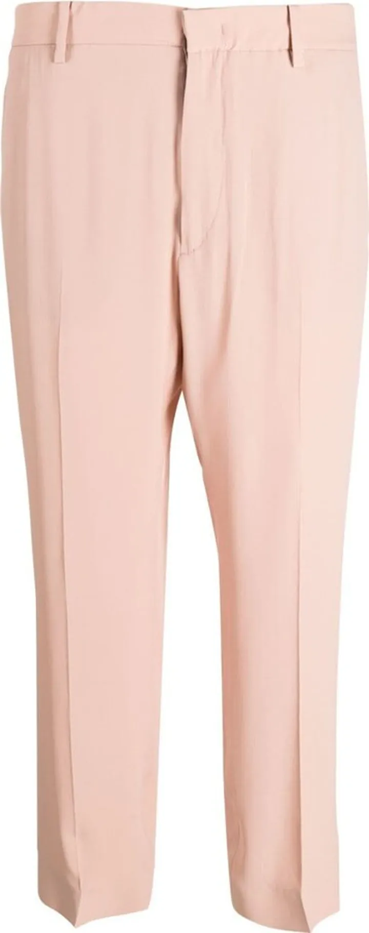 Tailored-Cut Straight-Leg Trousers