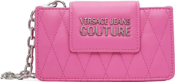 Versace Jeans Couture Pink Quilted Bag