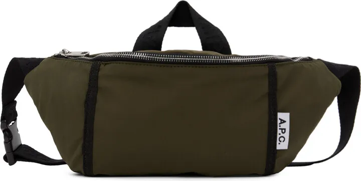 A.P.C. Khaki Bounce Pouch