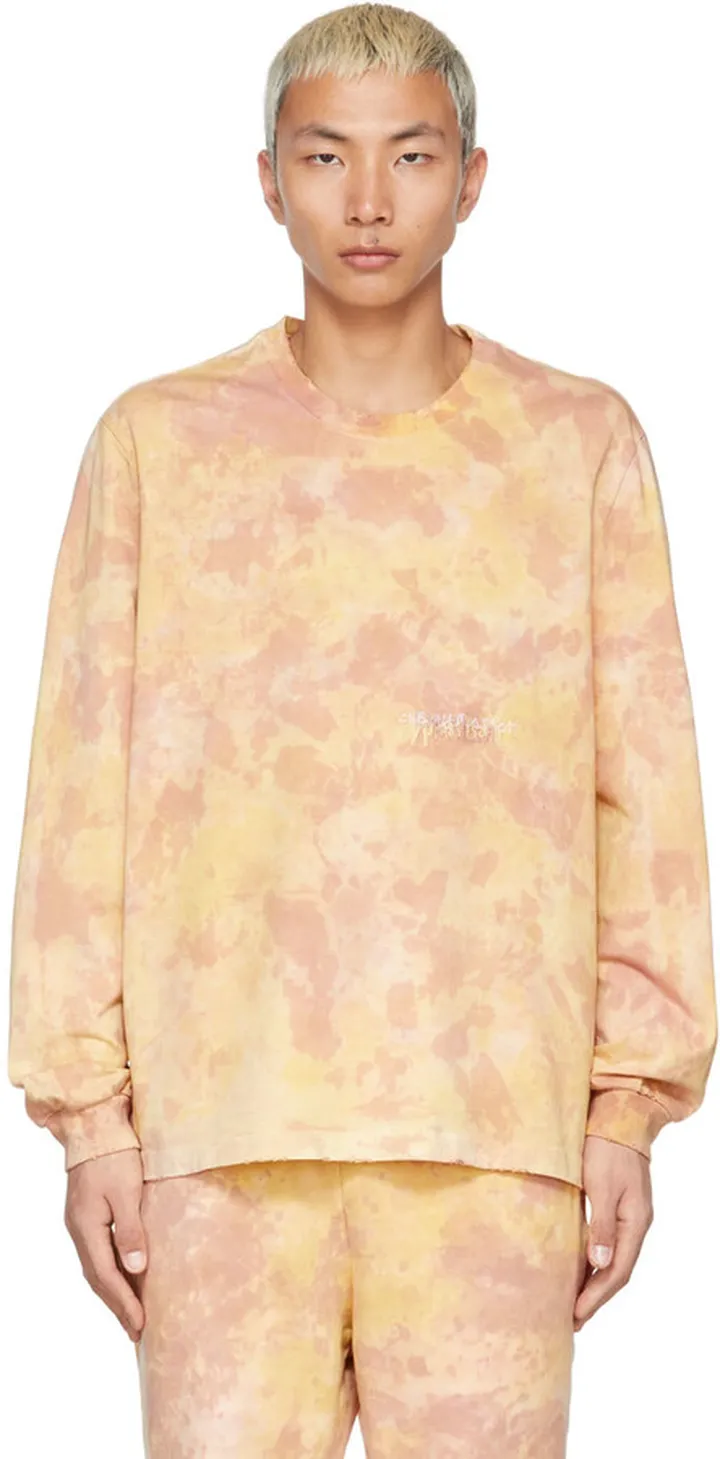 Doublet Yellow Vegetable Dyed Long Sleeve T-Shirt