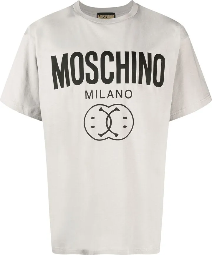 logo-print organic-cotton T-shirt