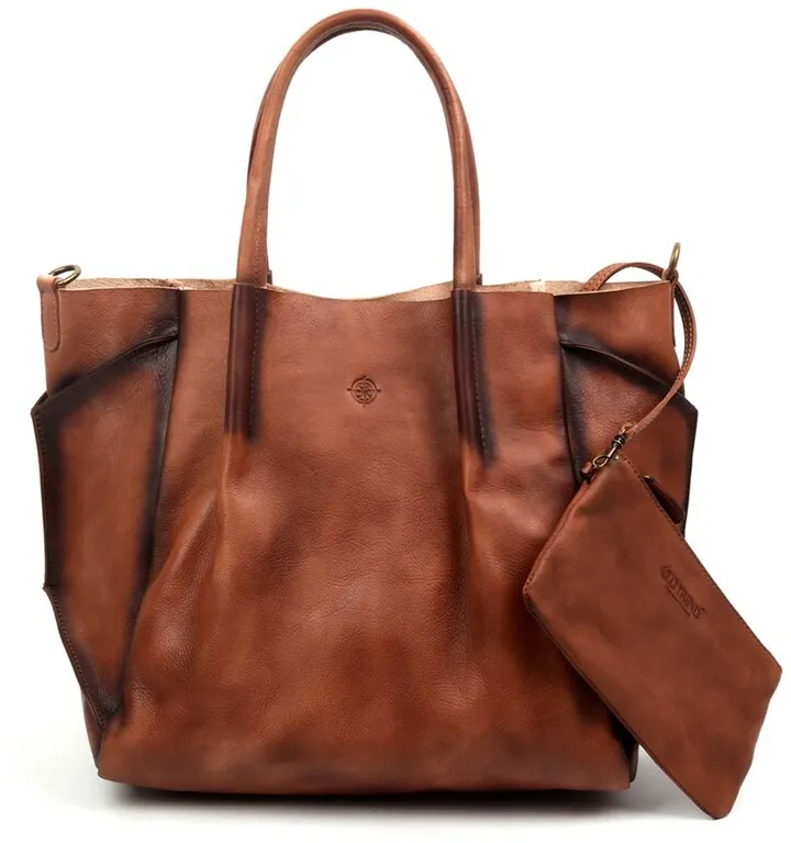 Sprout Land Leather Tote Bag