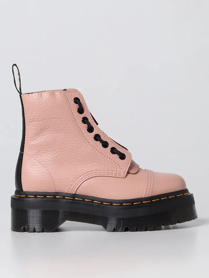 Flat booties woman Dr. Martens