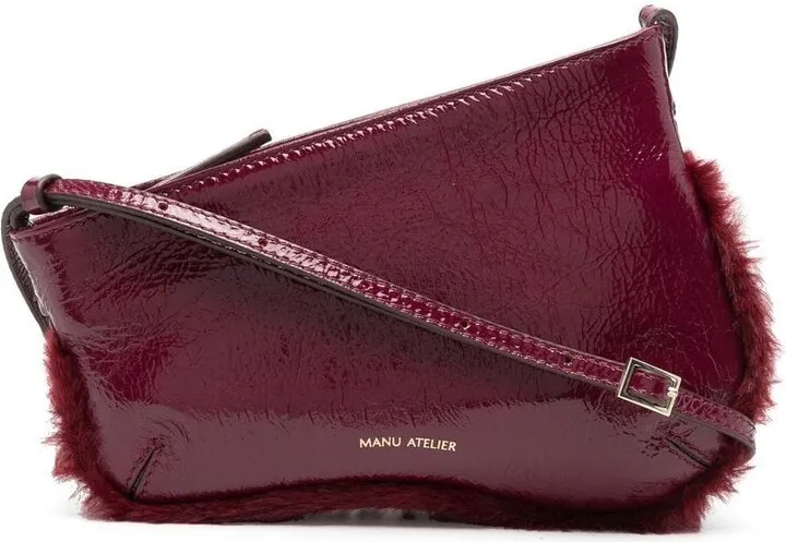 Curve zipped shoulder bag