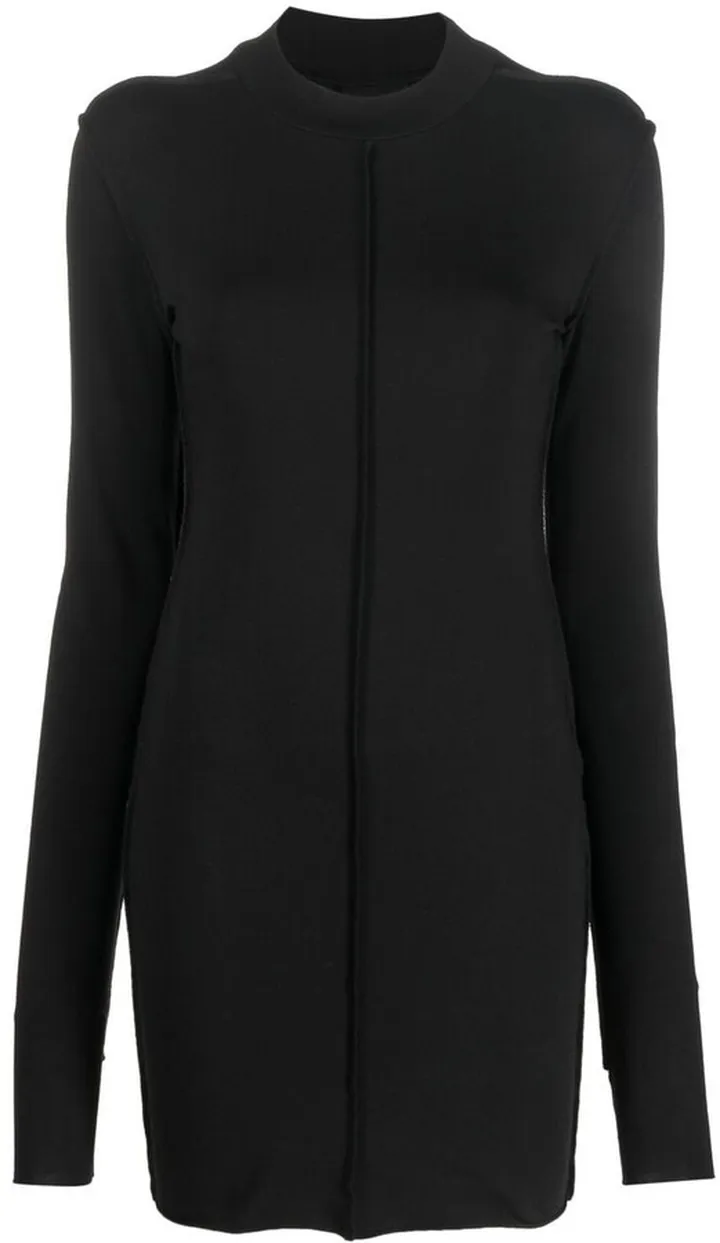 Long-Sleeve Mini Sweater Dress