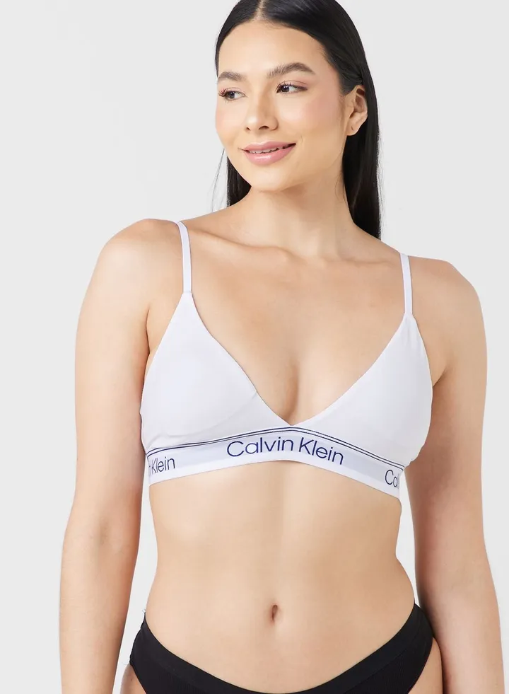Logo Band Bikini Top