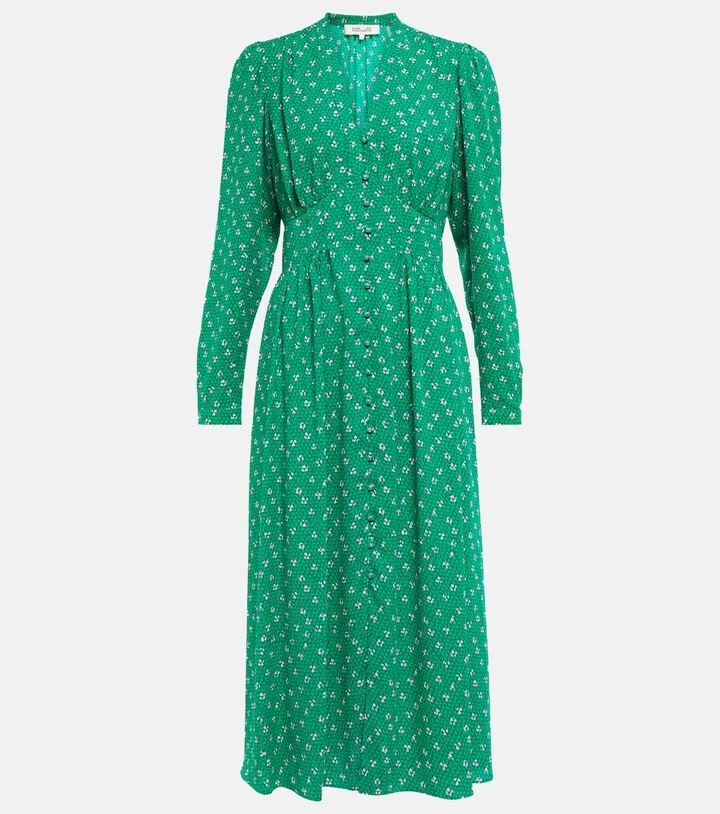 Erica printed midi dress