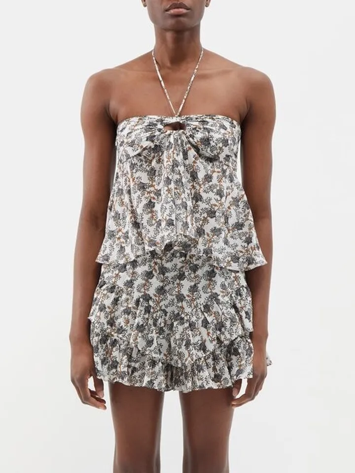 Gabao Halterneck Cotton Top