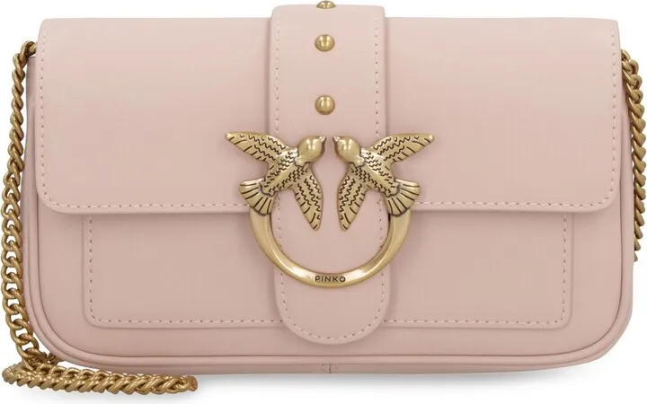 Pinko Love Chain Linked Crossbody Bag