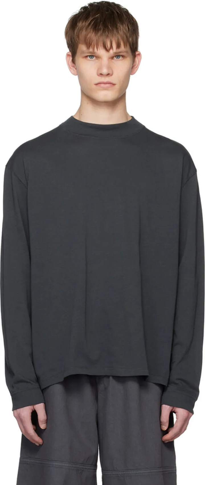 HOPE Black Relaxed Long Sleeve T-Shirt